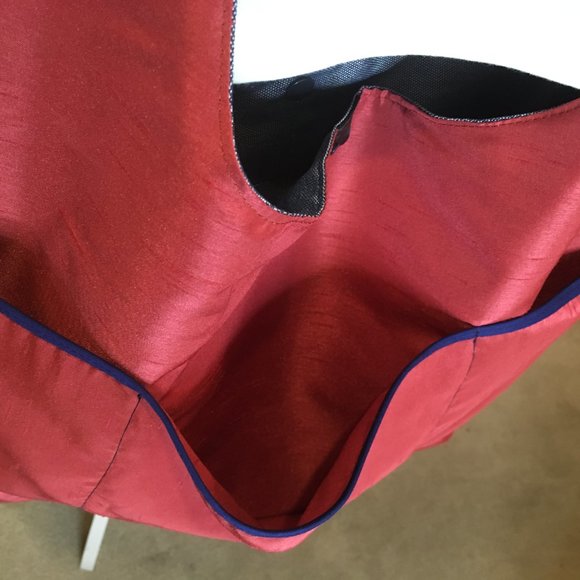 Reversible Carryall Hobo Sack - Teagarden Originals "Claire" - Picture 5 of 9